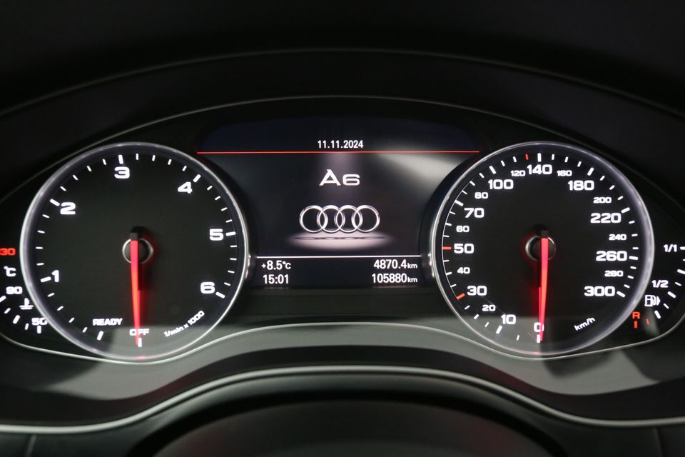 Audi A6 2.0 TDI S-line Black Edition 191PK Automaat LED Pano Clima Cruise 20"LMV Navi PDC Stoelverwarming