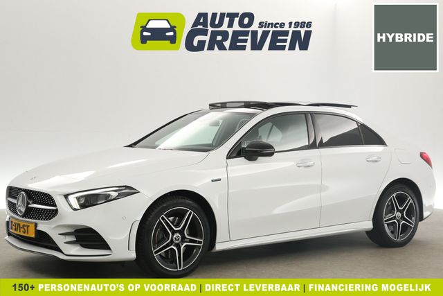 Mercedes-Benz A-Klasse 250e AMG 235PK Hybride Automaat Pano Clima Camera Carplay Sfeerverl. Burmester LED Virtual Memory-Seats Navi PDC 18"LMV