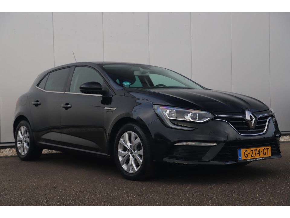 Renault Mégane 1.5 Blue dCi Limited Keyless Navigatie Clima Cruise Carplay Android Bluetooth Parkeersensor 16 inch LMV