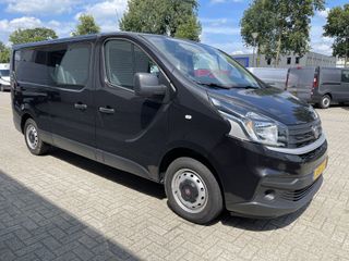 Fiat Talento 1.6 MJ 125pk EcoJet L2H1 DC 6 persoons / vaste prijs rijklaar € 20.950 ex btw / lease vanaf € 375 / zwart metallic / airco / cruise / navi / trekhaak / pdc achter / euro 6 diesel !