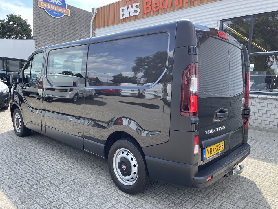 Fiat Talento 1.6 MJ 125pk EcoJet L2H1 DC 6 persoons / vaste prijs rijklaar € 20.950 ex btw / lease vanaf € 375 / zwart metallic / airco / cruise / navi / trekhaak / pdc achter / euro 6 diesel !