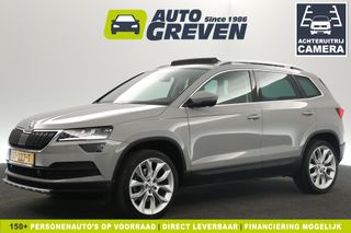 Škoda Karoq 1.5 TSI 150PK Automaat | Canton-Audio | Pano Airco Camera Carplay Cruise LED Sfeer DSG Memory-seats Navi PDC 19"LMV Trekhaak