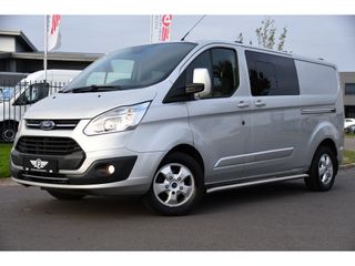 Ford Transit Custom 2.0 TDCI L2H1 Limited DC Camera, Cruise, Sensoren, Automaat, 170PK, Stoelverwarming, 2 x Schuifdeur, UNIEK!