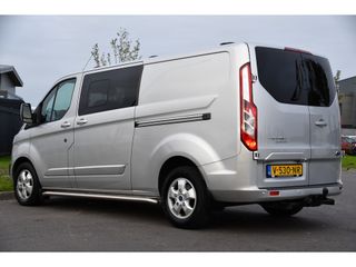 Ford Transit Custom 2.0 TDCI L2H1 Limited DC Camera, Cruise, Sensoren, Automaat, 170PK, Stoelverwarming, 2 x Schuifdeur, UNIEK!