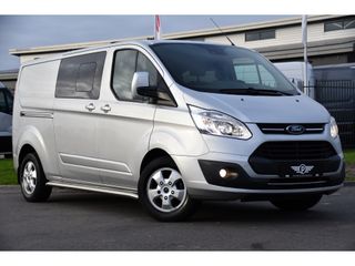 Ford Transit Custom 2.0 TDCI L2H1 Limited DC Camera, Cruise, Sensoren, Automaat, 170PK, Stoelverwarming, 2 x Schuifdeur, UNIEK!