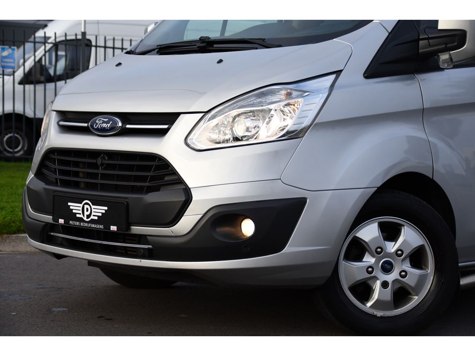 Ford Transit Custom 2.0 TDCI L2H1 Limited DC Camera, Cruise, Sensoren, Automaat, 170PK, Stoelverwarming, 2 x Schuifdeur, UNIEK!