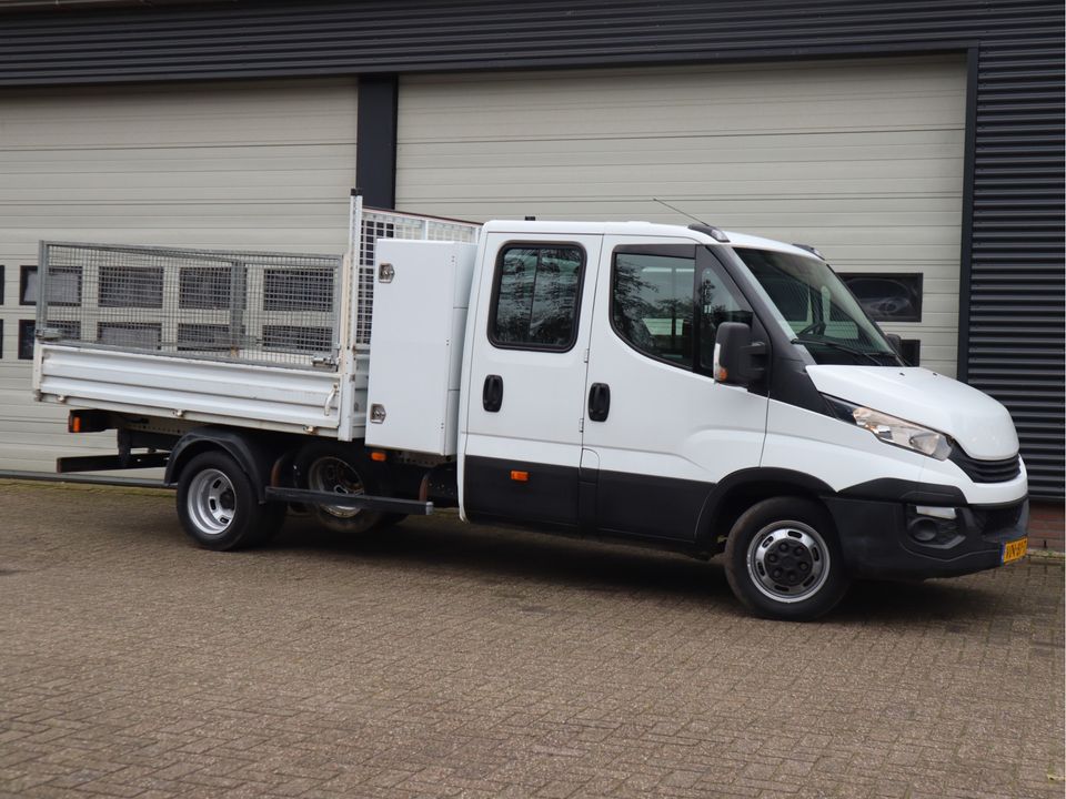 Iveco Daily 35C14 Euro 6 - Kipper - DC 6 Pers. - Trekhaak - WB 410 cm