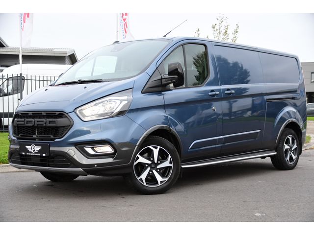 Ford Transit Custom 300 2.0 TDCI L2H1 Active Camera, Cruise, Carplay, 2 x Schuifdeur, Trekhaak, Leder, LED, Sensoren, 130PK, UNIEK!