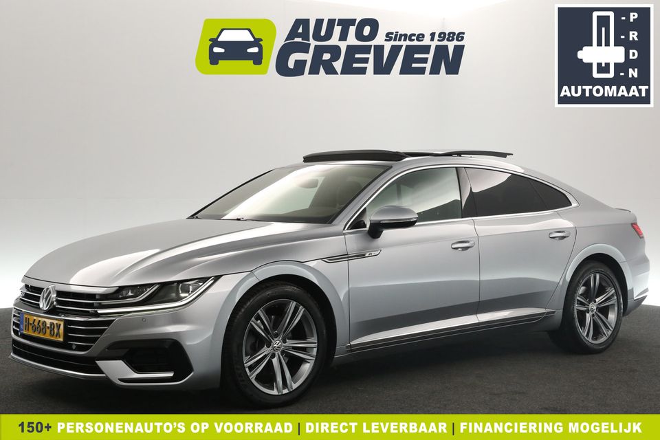 Volkswagen Arteon 1.5 TSI R-line 150PK Automaat Pano Sfeerverl. ACC Clima Carplay PDC Navi LED 18"LMV