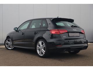 Audi A3 Sportback 30 TFSI Sport S Line Edition Automaat Black Optic Virtual Cockpit Half Leder Stoelverwarming 18 inch Navigatie Carplay Android Clima Cruise Parkeersensor