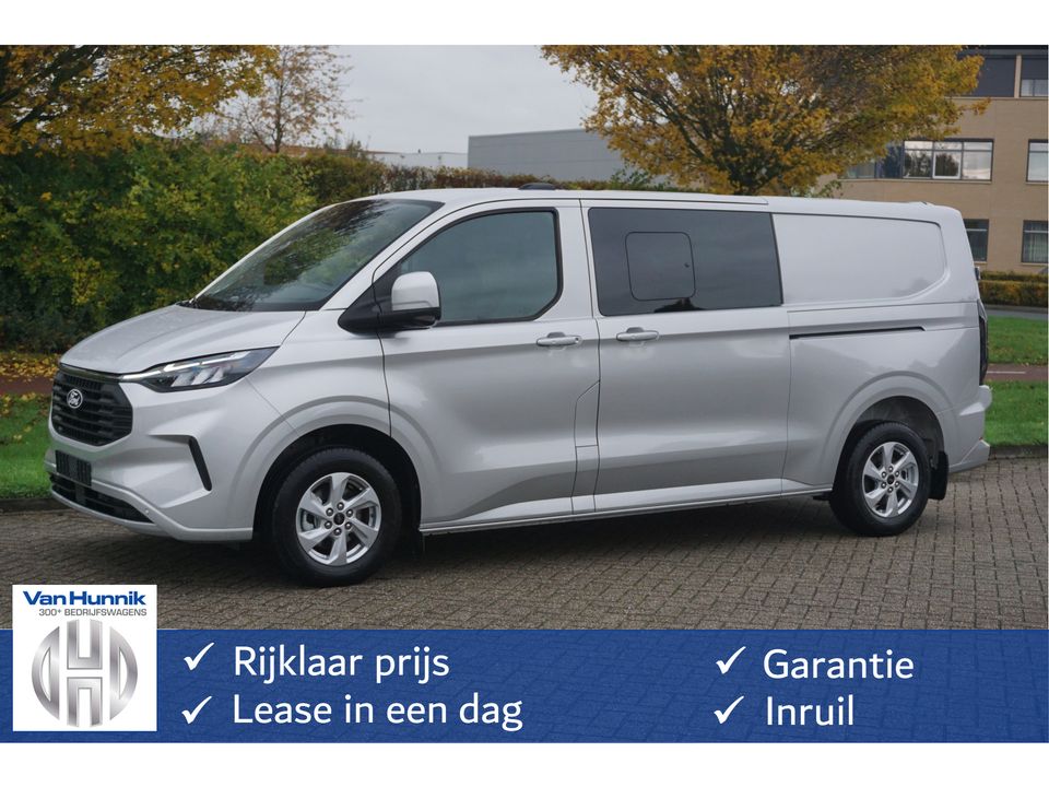 Ford Transit Custom 320L 170PK DC Limited AUT MY2024 Navi, ACC, 360° Cam, 16" LM, Elek. Schuifdeur!! NR. 543