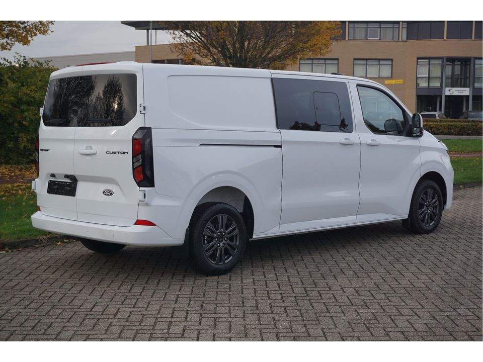 Ford Transit Custom 320L 170PK DC Limited AUT MY2024 Navi, ACC, Trekhaak, 360° Cam, 17" LM, 2x Schuifdeur!! NR. 566