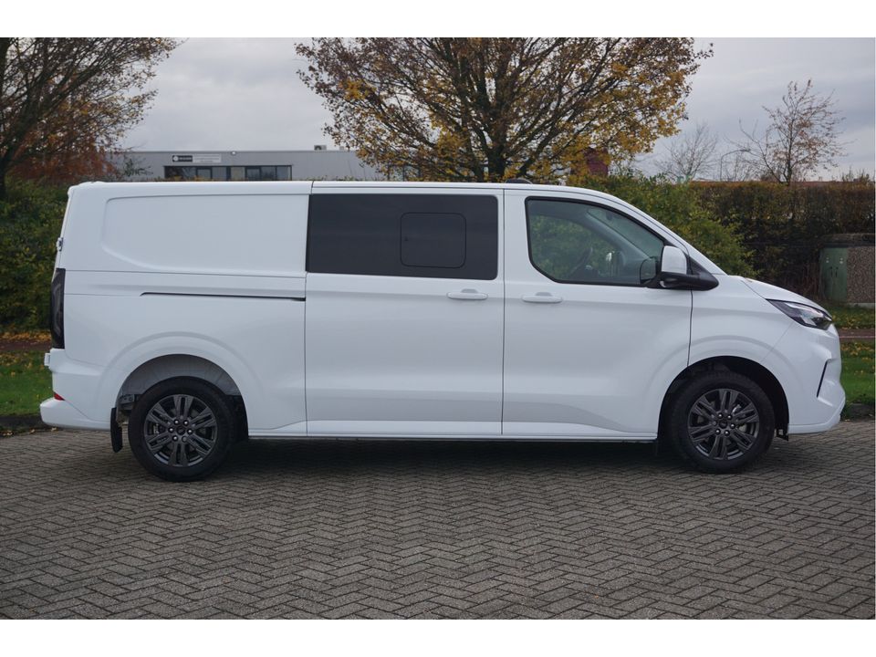 Ford Transit Custom 320L 170PK DC Limited AUT MY2024 Navi, ACC, Trekhaak, 360° Cam, 17" LM, 2x Schuifdeur!! NR. 566