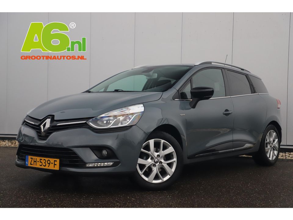 Renault Clio Estate 0.9 TCe Limited Trekhaak Keyless Navigatie Carplay Android Bluetooth Camera Clima Cruise Parkeersensor 16 inch LMV