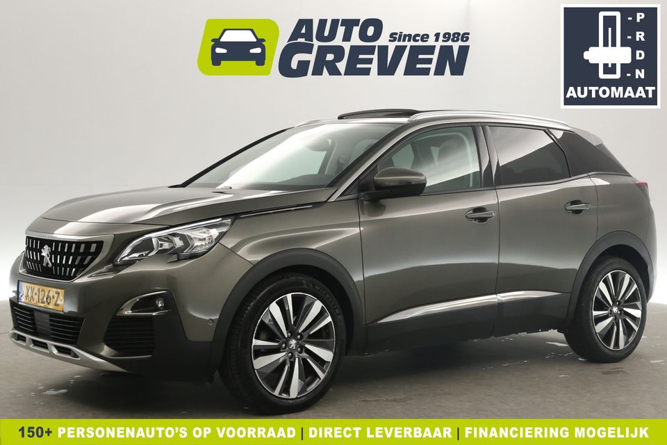 Peugeot 3008 1.2 PureTech 131PK Automaat Pano Sfeerverl. LED Clima Cruise Carplay Memory-Seats Virtual 19"LMV PDC