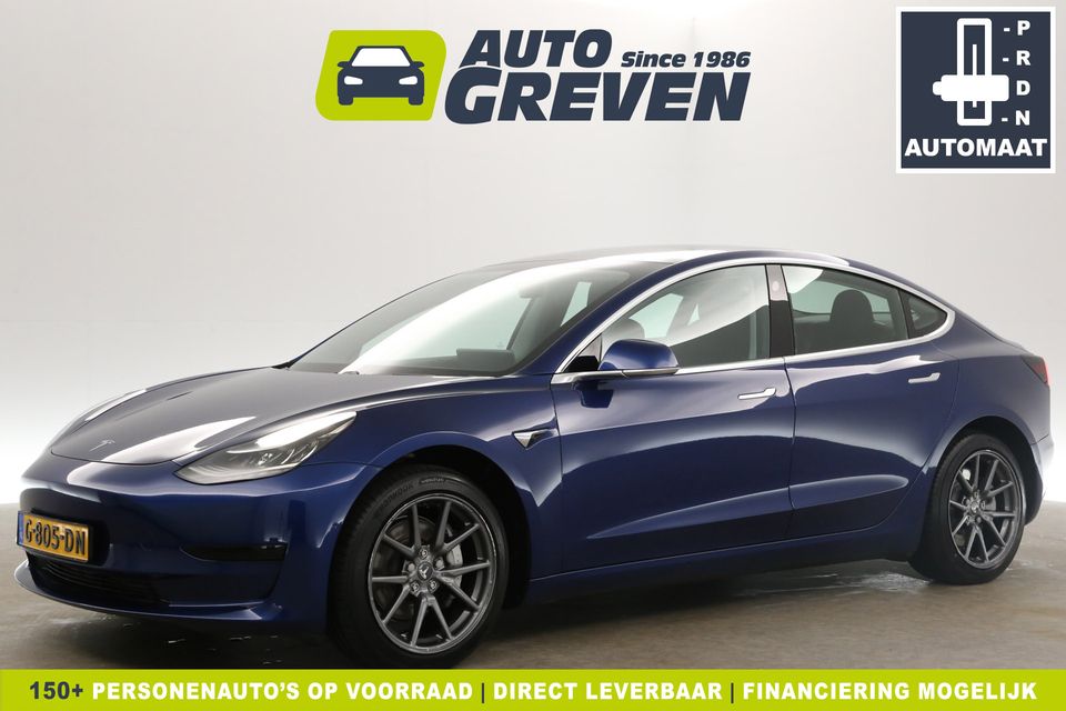 Tesla Model 3 Standard RWD Plus 60 kWh 238PK Automaat Autopilot Pano Camera Cruise Clima Virtual Leder LED Trekhaak