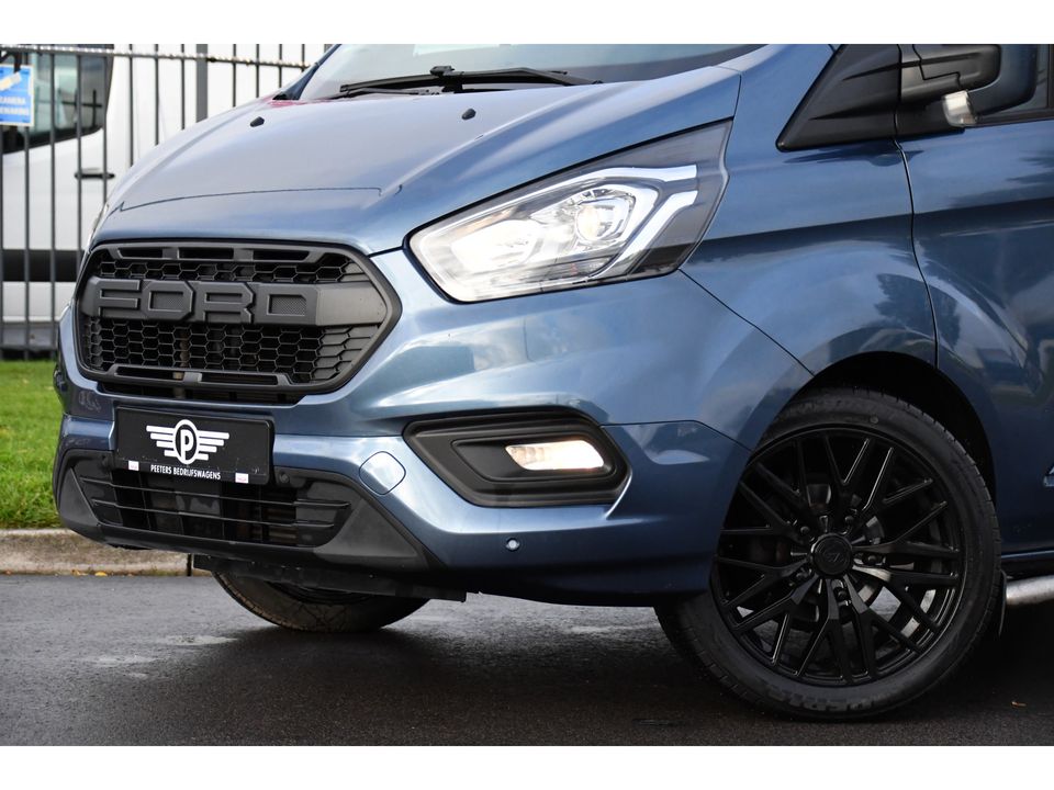 Ford Transit Custom 300 2.0 TDCI L1H1 Raptor Edition DC Limited Camera, Cruise, Carplay, Automaat, Sensoren, Trekhaak, 130PK, Multimedia, Uniek!