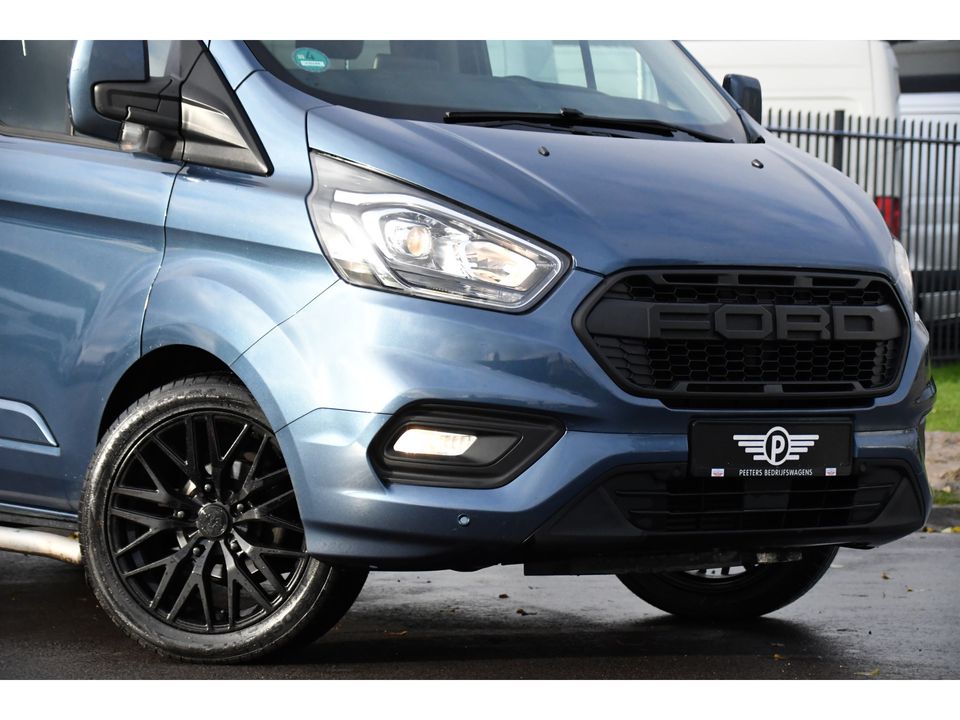 Ford Transit Custom 300 2.0 TDCI L1H1 Raptor Edition DC Limited Camera, Cruise, Carplay, Automaat, Sensoren, Trekhaak, 130PK, Multimedia, Uniek!