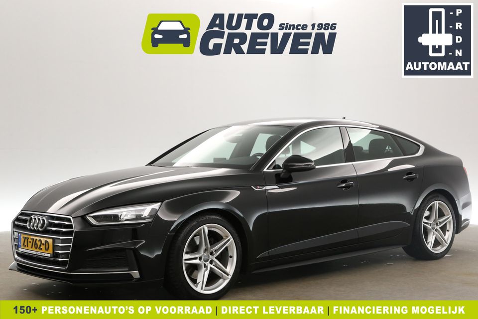 Audi A5 40 TFSI 190PK S-line Automaat Clima Cruise LED Navi PDC Stoelverwarming 18"LMV