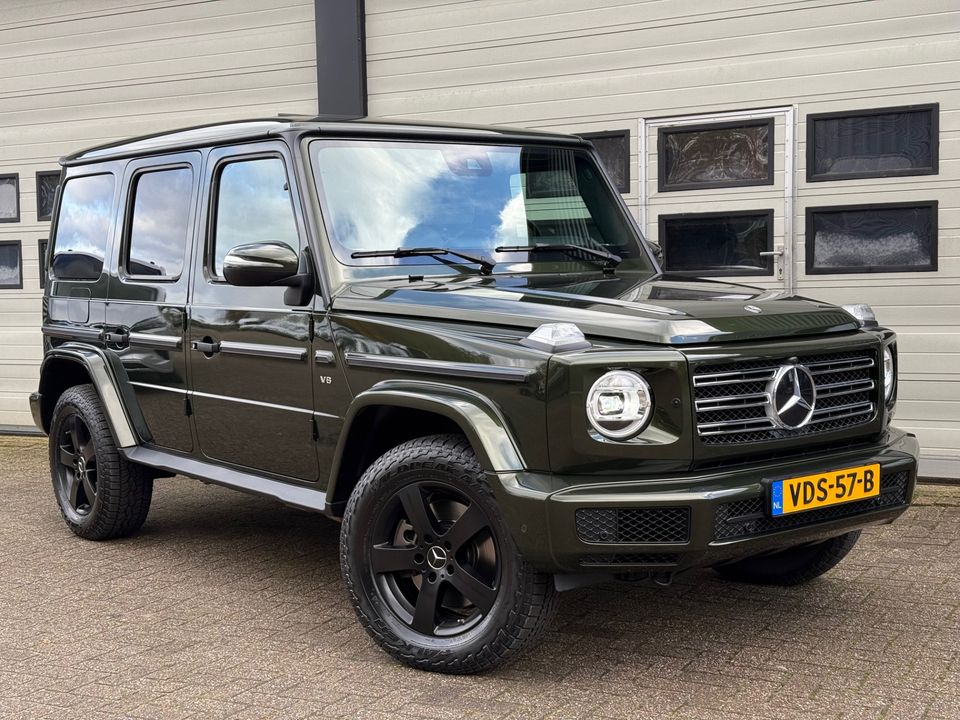 Mercedes-Benz G-Klasse 500 V8 422 pk - Grijs Kenteken - Nieuw Model - Olive Green - 1ste Eigenaar - NL Auto