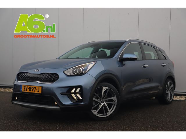 Kia Niro 1.6 GDi Hybrid DynamicLine 140PK Automaat 18 inch Half Leder Navigatie Camera Adaptive Cruise Lane Assist Clima Carplay Android