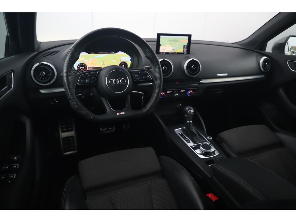 Audi A3 Sportback 35 TFSI CoD Advance Sport 150PK Automaat Virtual Cockpit Half Leder Stoelverwarming 18 inch Full LED Navigatie Carplay Android Clima Cruise Parkeersensor S-Line