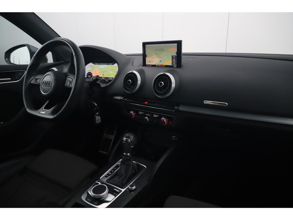 Audi A3 Sportback 35 TFSI CoD Advance Sport 150PK Automaat Virtual Cockpit Half Leder Stoelverwarming 18 inch Full LED Navigatie Carplay Android Clima Cruise Parkeersensor S-Line