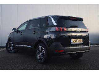 Peugeot 5008 1.2 PureTech Blue Lease Allure 131PK 7 Persoons Keyless Half Leder Virtual Cockpit Navigatie Camera Carplay Android Elektrische Achterklep 19 inch LMV