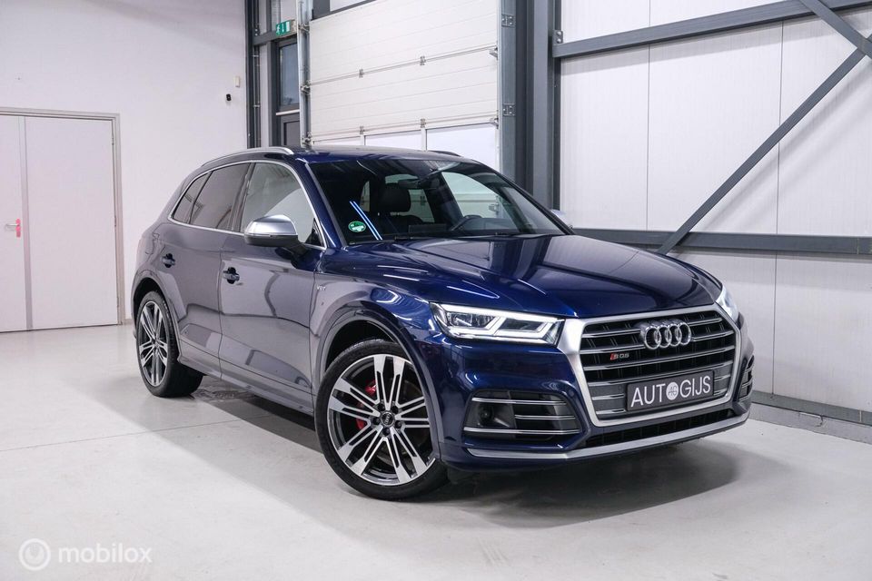 Audi SQ5 3.0 TFSI quattro Pro Line Plus | Navarra Blue | B&O | Panorama | Luchtvering | Trekhaak |