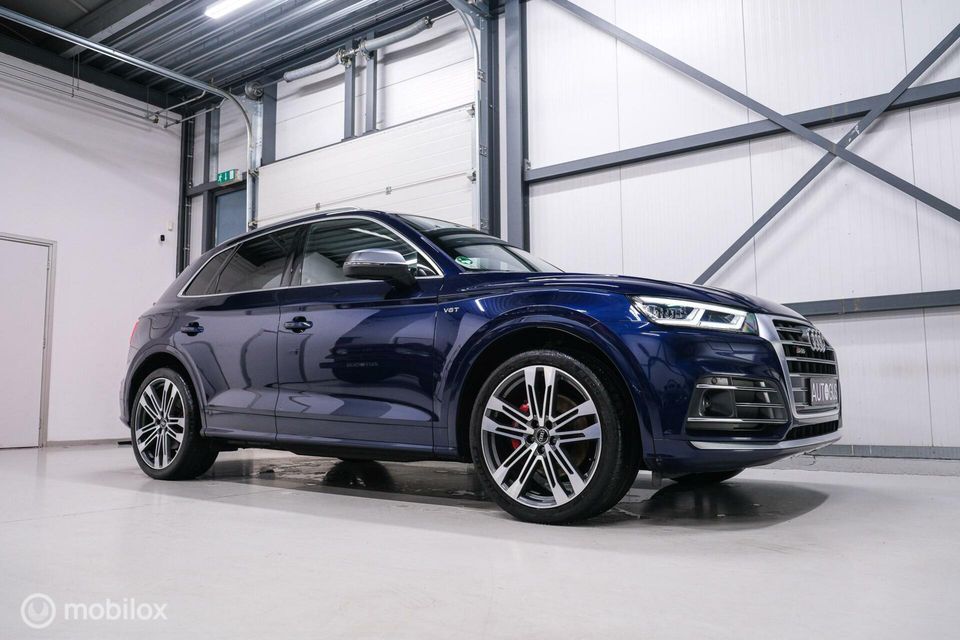 Audi SQ5 3.0 TFSI quattro Pro Line Plus | Navarra Blue | B&O | Panorama | Luchtvering | Trekhaak |