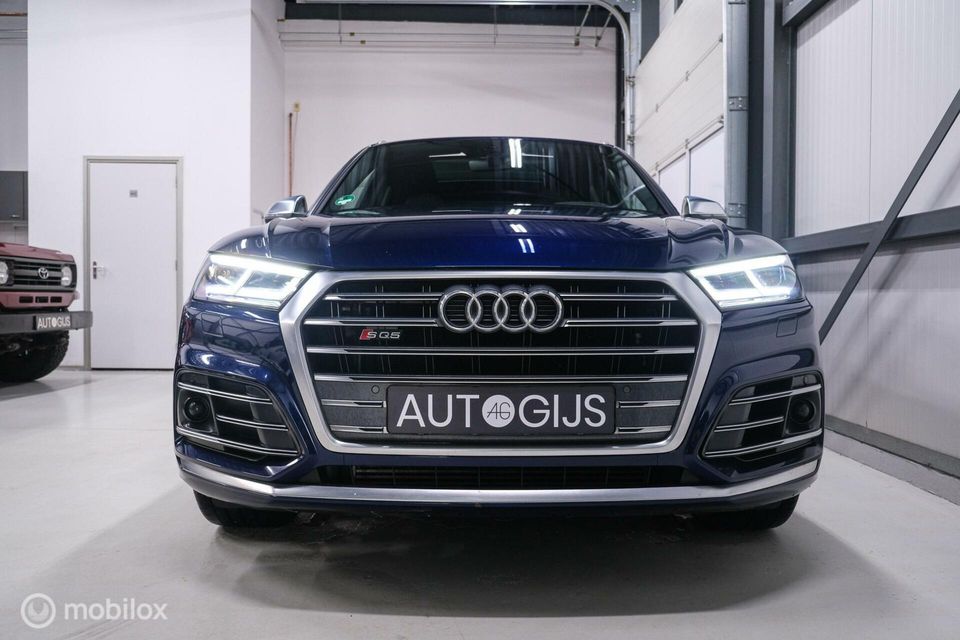 Audi SQ5 3.0 TFSI quattro Pro Line Plus | Navarra Blue | B&O | Panorama | Luchtvering | Trekhaak |