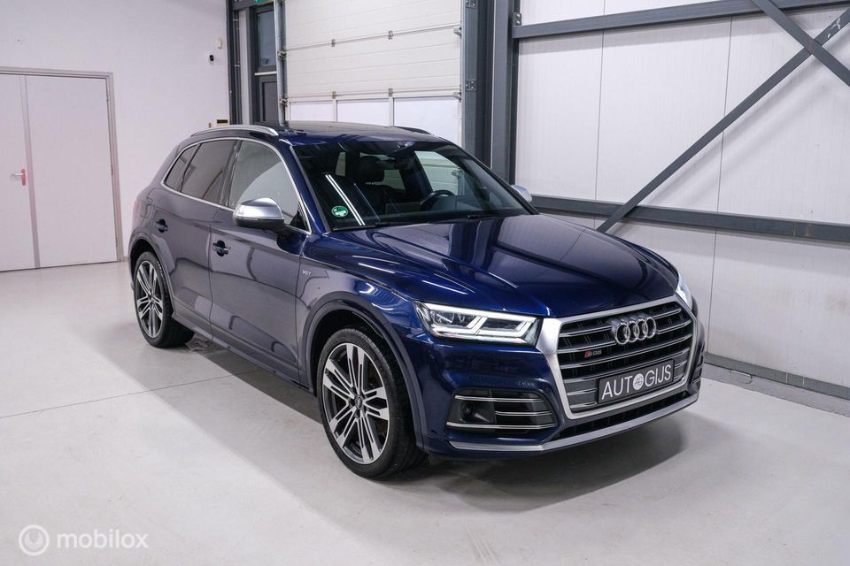 Audi SQ5 3.0 TFSI quattro Pro Line Plus | Navarra Blue | B&O | Panorama | Luchtvering | Trekhaak |