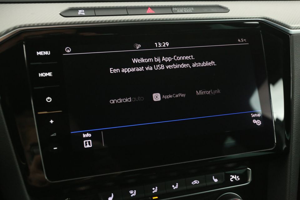 Volkswagen Passat 1.5 TSI R-line 150PK Automaat Pano 360Camera ACC Clima Carplay Navi LED Virtual PDC Leder 18"LMV