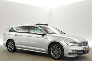 Volkswagen Passat 1.5 TSI R-line 150PK Automaat Pano 360Camera ACC Clima Carplay Navi LED Virtual PDC Leder 18"LMV