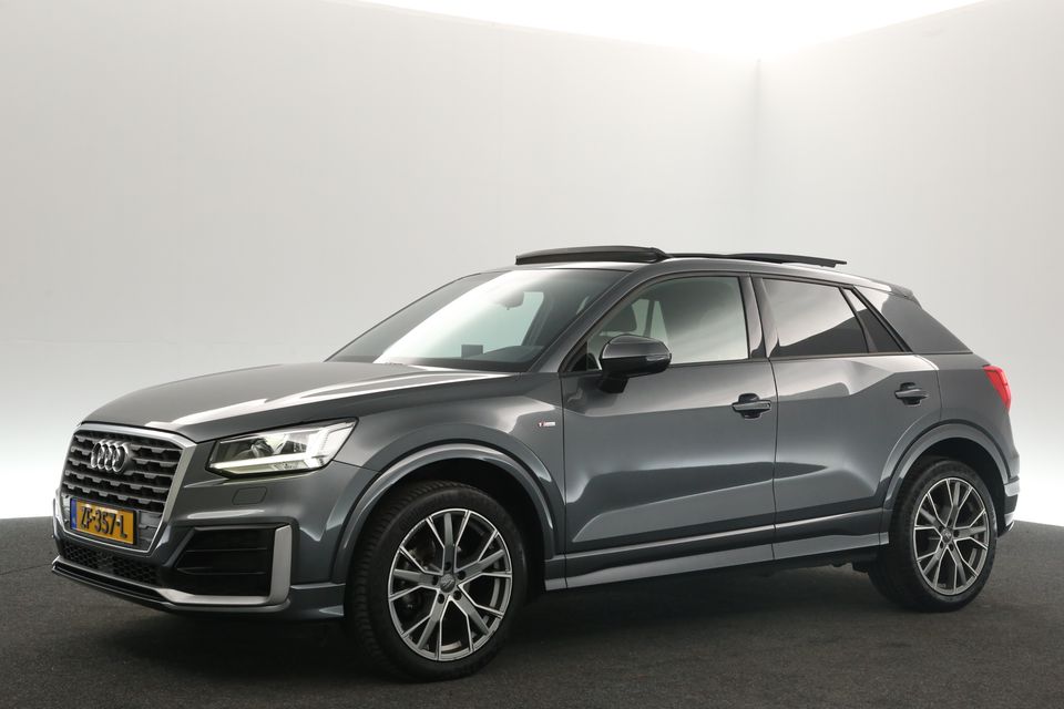 Audi Q2 35 TFSI S-line 150PK Automaat Pano Clima Cruise PDC Navi LED 18"LMV Trekhaak