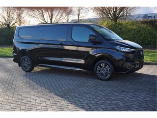 Ford Transit Custom 300L 170PK DC Limited AUT BPM VRIJ!! Navi, ACC, Trekhaak, 360° Cam, 17" LM, Elec. Schuifdeur!! NR. S10*