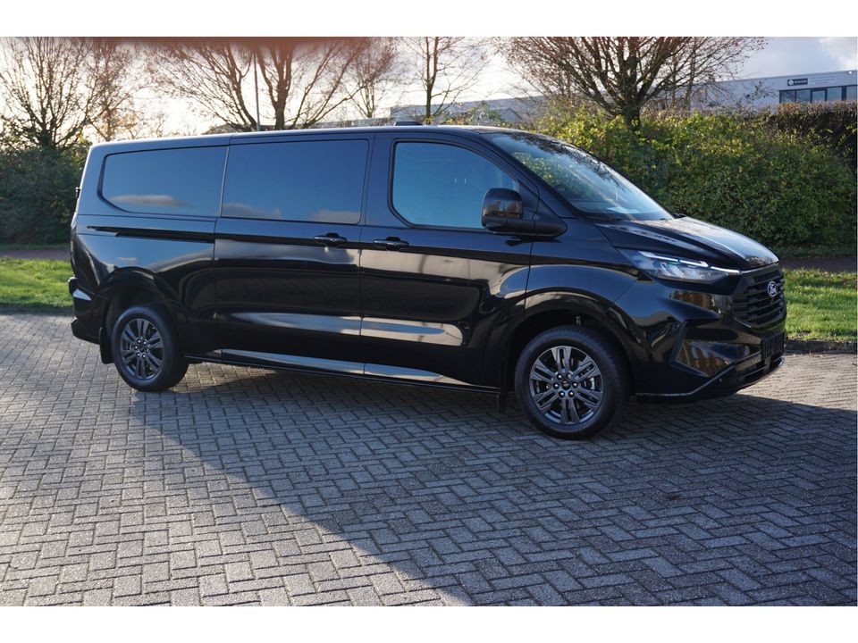 Ford Transit Custom 300L 170PK DC Limited AUT BPM VRIJ!! Navi, ACC, Trekhaak, 360° Cam, 17" LM, Elec. Schuifdeur!! NR. S10*