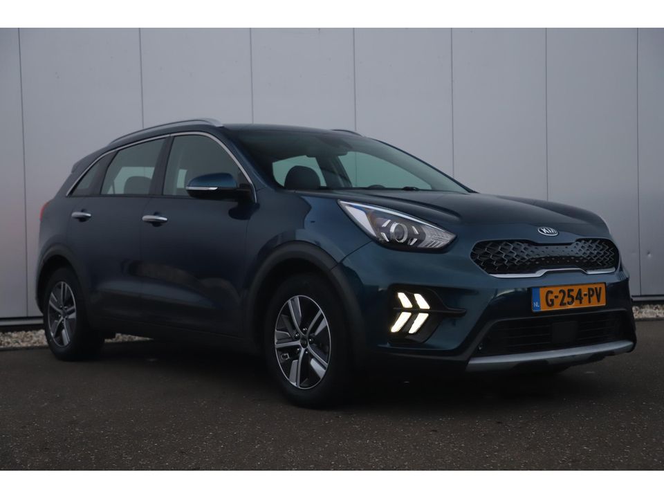 Kia Niro 1.6 GDi Hybrid DynamicLine 140PK Automaat Half Leder Navigatie Camera Adaptive Cruise Lane Assist Clima Carplay Android