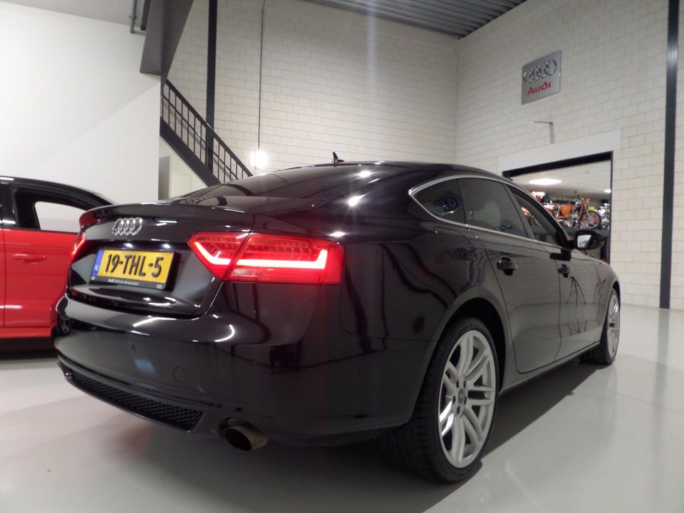 Audi A5 Sportback 1.8 TFSI Pro Line "Origineel NL!" 19"Velgen Navigatie Bluetooth, van 2e eigenaar in UNIEK mooie staat!