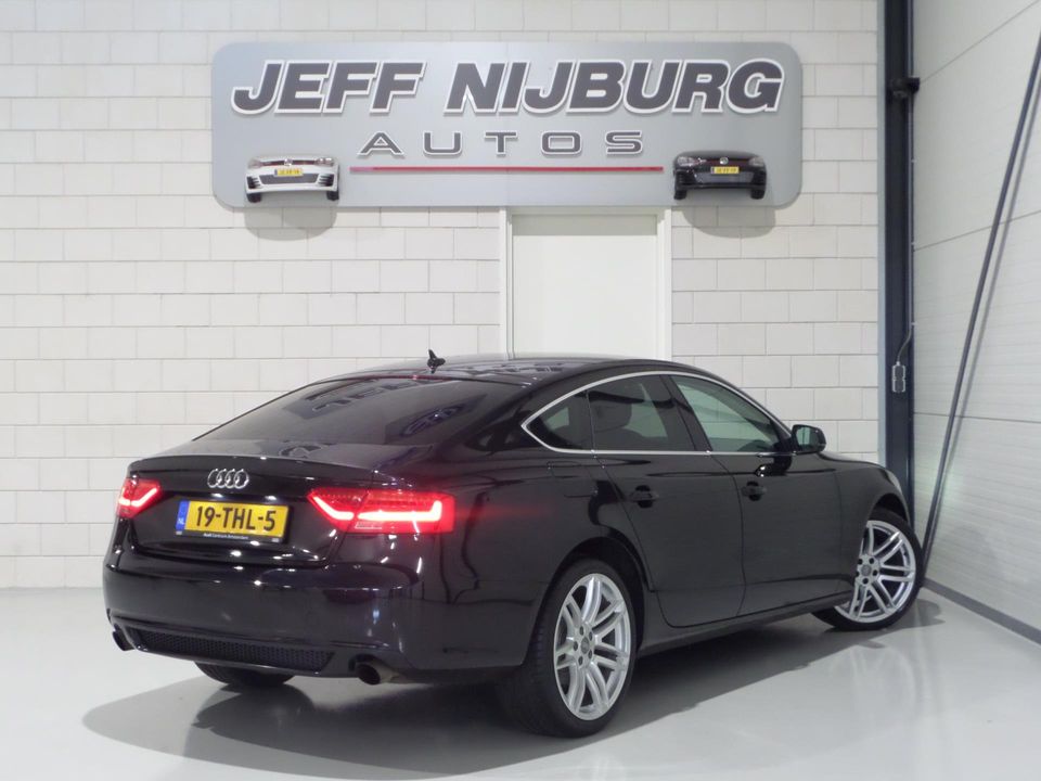 Audi A5 Sportback 1.8 TFSI Pro Line "Origineel NL!" 19"Velgen Navigatie Bluetooth, van 2e eigenaar in UNIEK mooie staat!