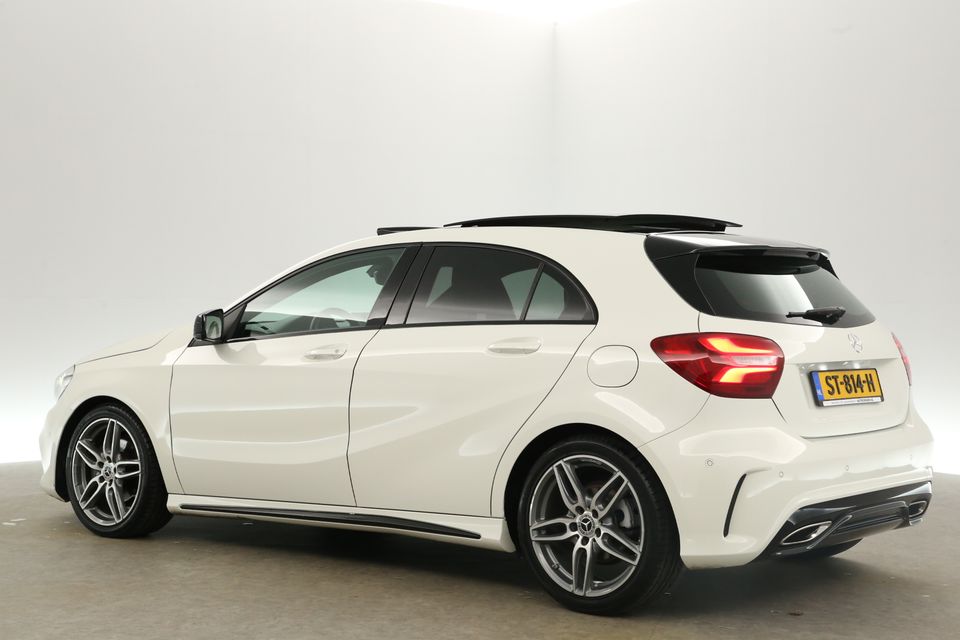 Mercedes-Benz A-Klasse 180 AMG Automaat Pano Airco Camera Cruise Carplay PDC Navi Sfeerverl. LED 18"LMV