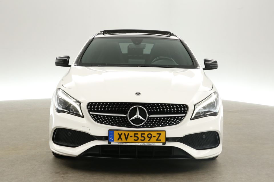 Mercedes-Benz CLA-Klasse 180 AMG Sport Edition Automaat Pano Camera Airco Cruise LED Navi PDC Stoelverwarming 18"LMV