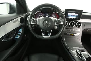 Mercedes-Benz C-Klasse 180 AMG Sport Edition 157PK Automaat Pano Camera Clima Cruise Leder Navi PDC LED 19''LMV Trekhaak