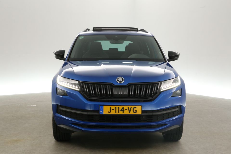 Škoda Kodiaq 1.5 TSI Sportline 150PK Automaat Pano Sfeer Canton-Audio Camera Carplay Clima Cruise LED 19"LMV Virtual Navi Memory-Seat PDC Winterpakket*