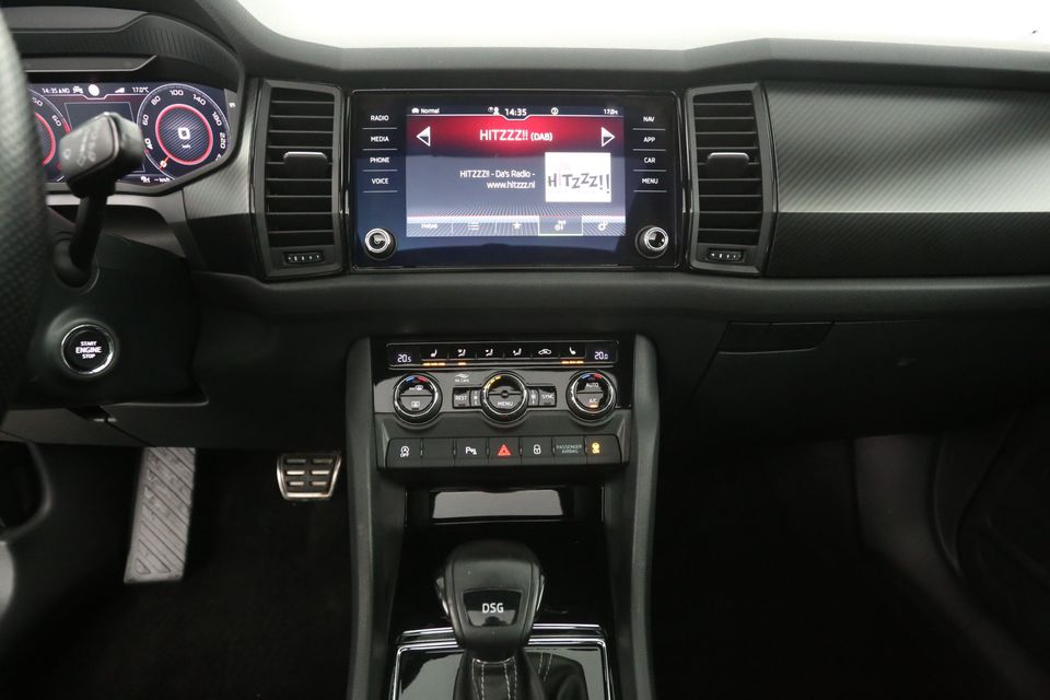 Škoda Kodiaq 1.5 TSI Sportline 150PK Automaat Pano Sfeer Canton-Audio Camera Carplay Clima Cruise LED 19"LMV Virtual Navi Memory-Seat PDC Winterpakket*