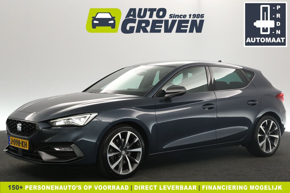 SEAT Leon 1.5 eTSI FR 163PK Automaat Sfeer Carplay Camera Virtual LED Clima Cruise Navi DSG PDC 18''LMV