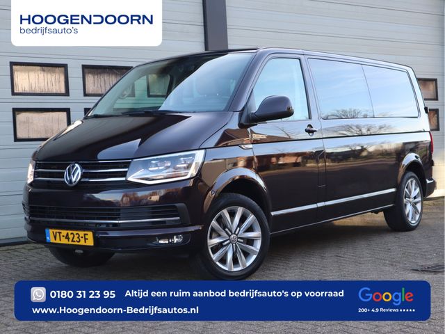 Volkswagen Transporter 2.0 TDI 204pk Euro 6 Automaat L2 Lang DC 5 Pers. - Navi - Cruise - MARGE