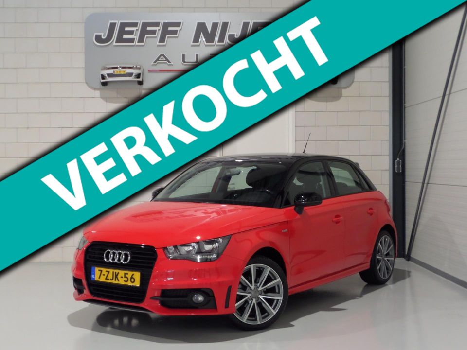 Audi A1 Sportback 1.2 TFSI Admired S-Line "Origineel NL!" Navigatie Bluetooth 17"Velgen Parkeersens, van 1e eigenaar in nieuwstaat