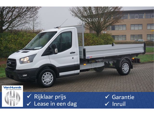 Ford Transit 350L 3 Zijdige kipper 155PK Trend Airco, Cruise, Bluetooth, Omvormer!! NR. 680