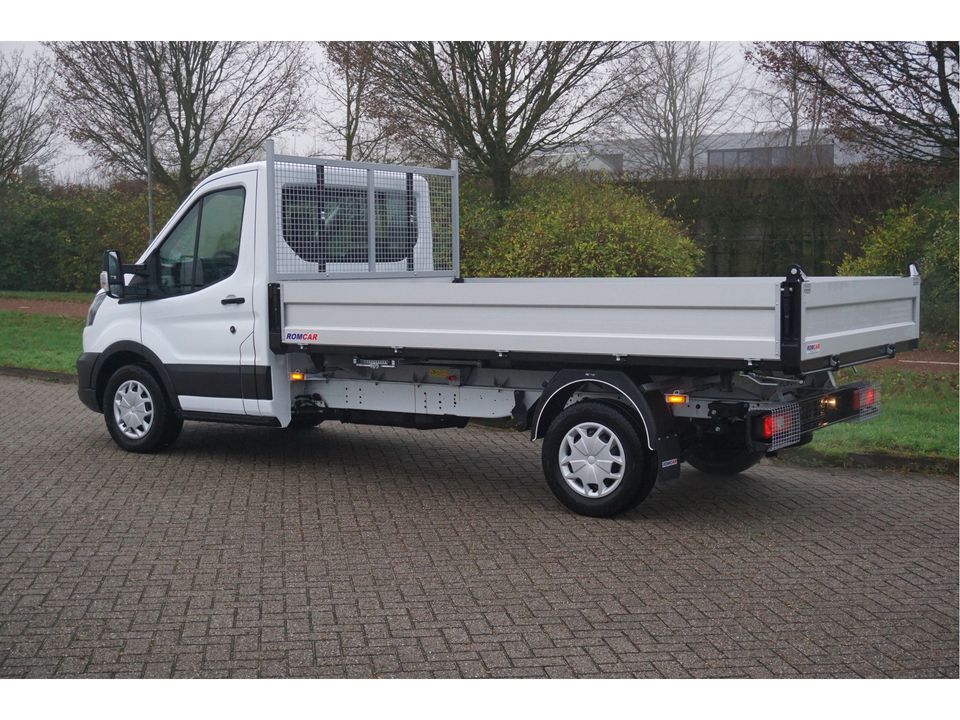 Ford Transit 350L 3 Zijdige kipper 155PK Trend Airco, Cruise, Bluetooth, Omvormer!! NR. 680